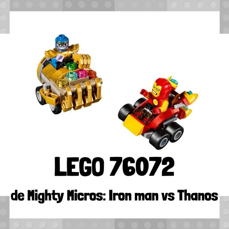 Lee mÃ¡s sobre el artÃ­culo Set de LEGO 76072 de Mighty Micros: Iron man vs Thanos de Marvel