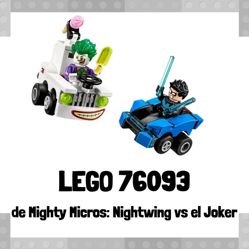 Lee más sobre el artículo Set de LEGO 76093 de Mighty Micros: Nightwing vs el Joker de DC