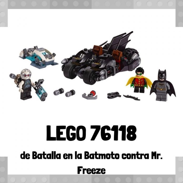Lee más sobre el artículo Set de LEGO 76118 de Batalla en la Batmoto contra Mr. Freeze de DC