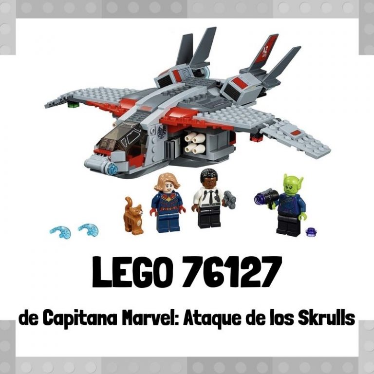 Lee mÃ¡s sobre el artÃ­culo Set de LEGO 76127 de Capitana Marvel: Ataque de los Skrulls de Marvel