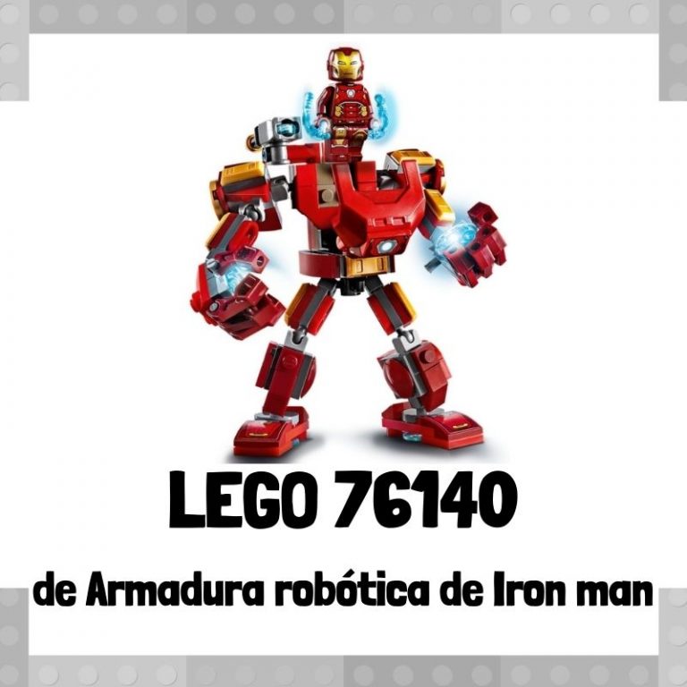 Lee más sobre el artículo Set de LEGO 76140 de Armadura robótica de Iron man de Marvel