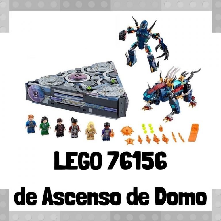 Lee mÃ¡s sobre el artÃ­culo Set de LEGO 76156 de los Eternos: Ascenso de Domo de Marvel