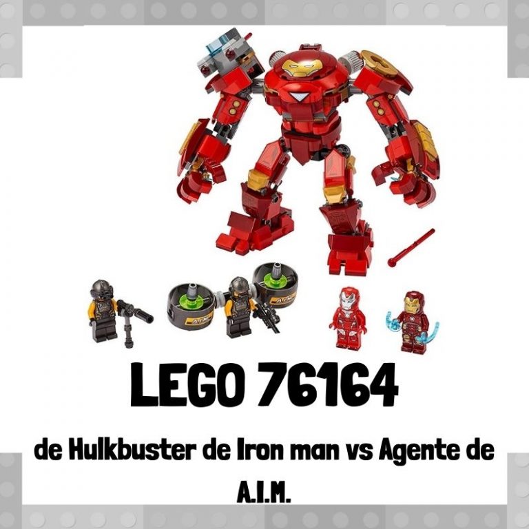 Lee mÃ¡s sobre el artÃ­culo Set de LEGO 76164 de Hulkbuster de Iron man vs Agente de A.I.M. de Marvel