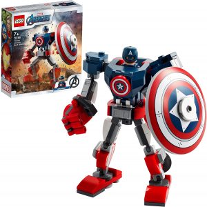 Lego 76168 De Armadura Robótica Del Capitán América De Marvel. Mech Armor Capitán América