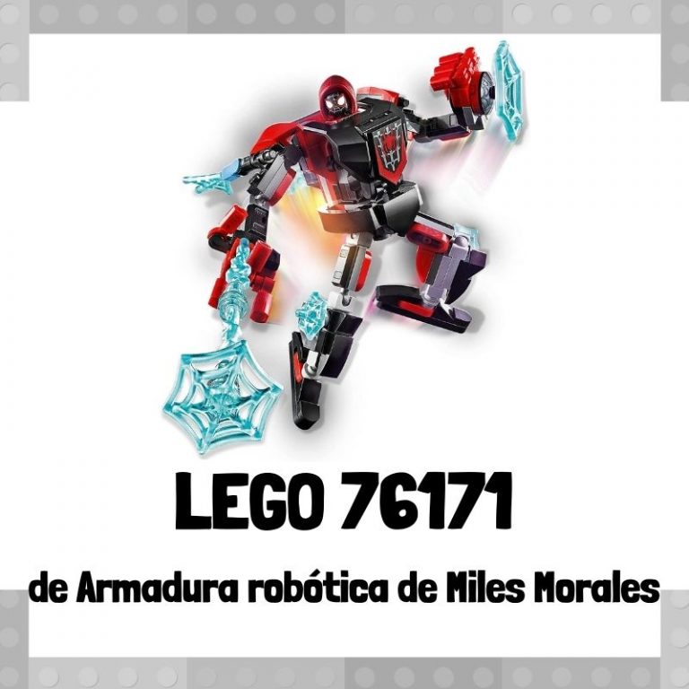Lee mÃ¡s sobre el artÃ­culo Set de LEGO 76171 de Armadura robÃ³tica de Miles Morales de Marvel