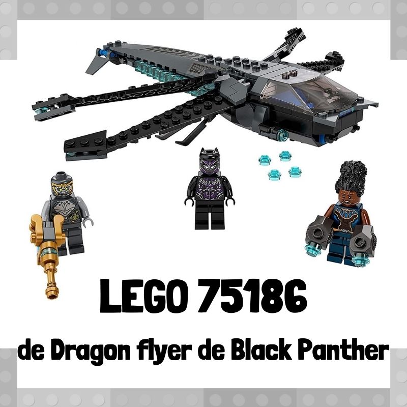 Lee mÃ¡s sobre el artÃ­culo Set de LEGO 76186 de Dragon flyer de Black Panther de Marvel
