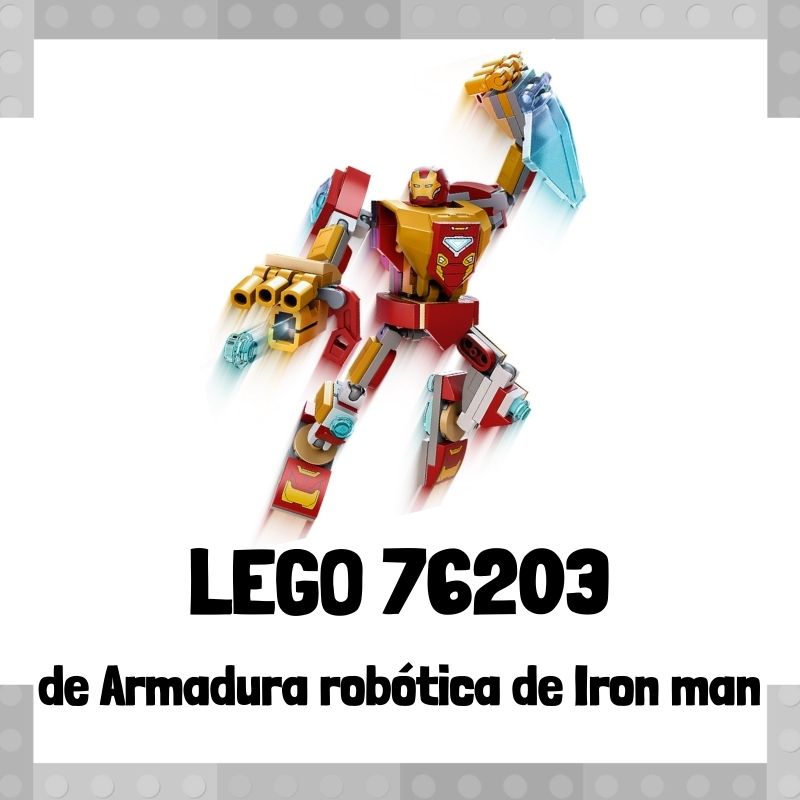Lee más sobre el artículo Set de LEGO 76203 de Armadura robótica de Iron man de Marvel