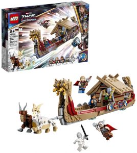 Lego 76208 De The Goat Boat – Barco Caprino De Thor Love And Thunder De Marvel