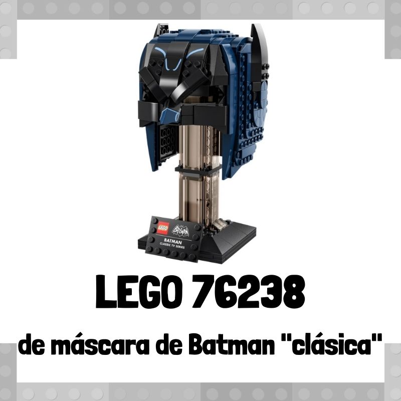 Lee mÃ¡s sobre el artÃ­culo Set de LEGO 76238 de mÃ¡scara clÃ¡sica de Batman de DC