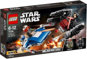 Lego Microfighter 75196 De A Wing Vs Silenciador Tie 3