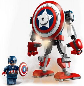 Lego De Armadura Robótica Del Capitán América De Lego Marvel Mech Armor 76168 3