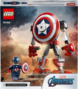 Lego De Armadura Robótica Del Capitán América De Lego Marvel Mech Armor 76168 4