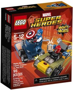 Lego De Capitán América Vs Cráneo Rojo De Mighty Micros De Marvel 76065 2