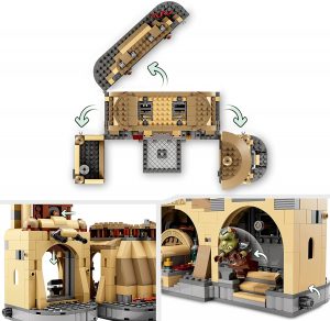 LEGO de Sala del trono de Boba Fett - Palacio de Jabba The Hutt LEGO Star Wars 75326