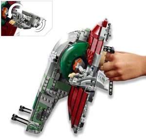 Lego De Slave One De Boba Fett 20 Aniversario De Lego Star Wars 75243 3