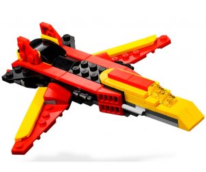 Lego De Avión A Reacción 3 En 1 De Lego Creator 31124