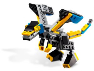 Lego De Dragón Mecánico Articulado 3 En 1 De Lego Creator 31124