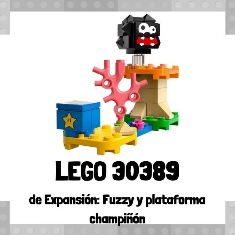 Lee m谩s sobre el art铆culo Set de LEGO 30389 de Expansi贸n: Fuzzy y plataforma champi帽贸n de Super Mario