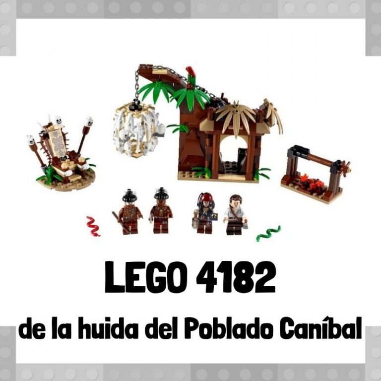 Lee más sobre el artículo Set de LEGO 4182 de la huida del poblado caníbal de Piratas del Caribe