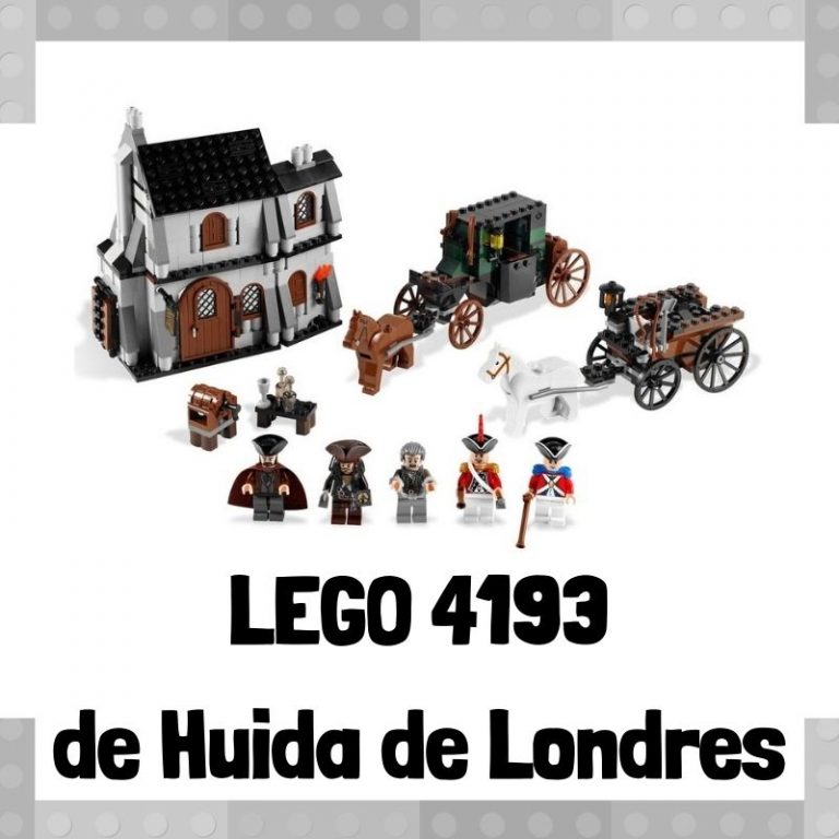 Lee mÃ¡s sobre el artÃ­culo Set de LEGO 4193Â de huida de Londres de Piratas del Caribe
