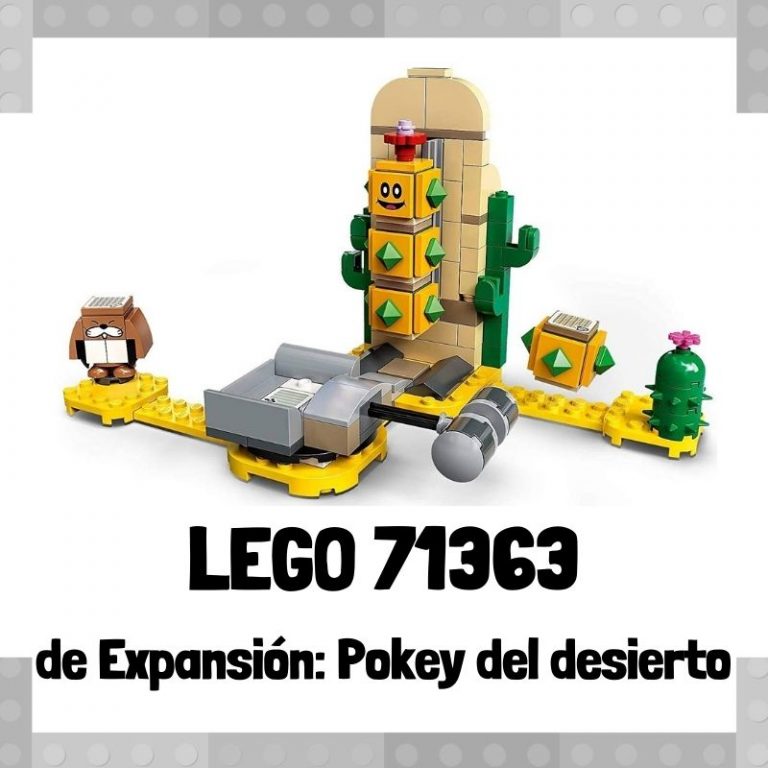 Lee más sobre el artículo Set de LEGO 71363 de Expansión: Pokey del desierto de Super Mario