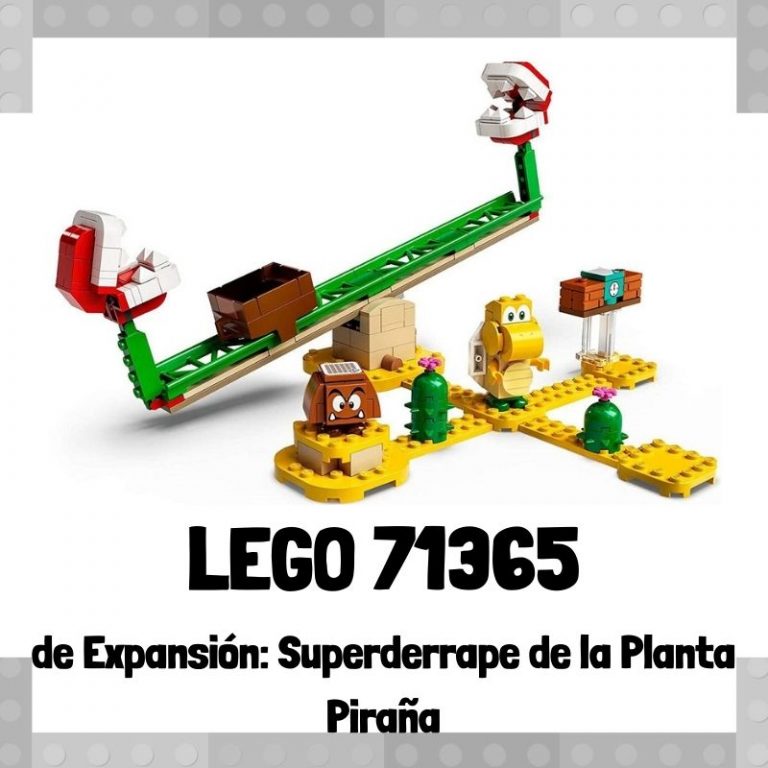 Lee más sobre el artículo Set de LEGO 71365 de Expansión: Superderrape de la Planta Piraña de Super Mario