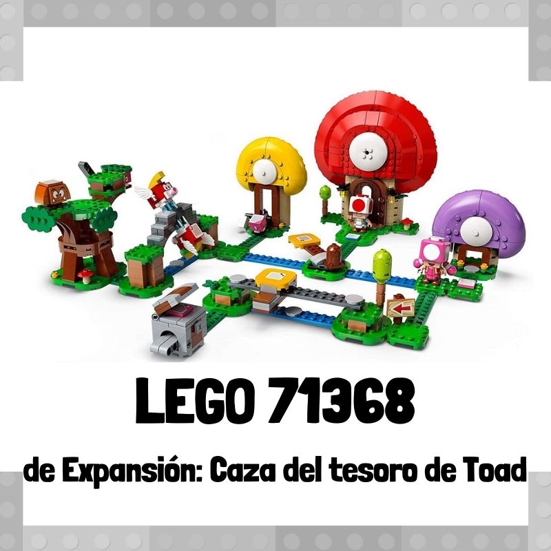 Lee mÃ¡s sobre el artÃ­culo Set de LEGO 71368 de ExpansiÃ³n: Caza del tesoro de Toad de Super Mario