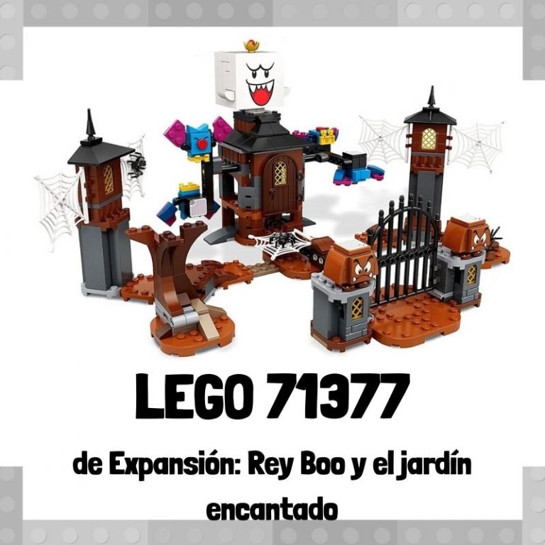 Lee más sobre el artículo Set de LEGO 71377 de Expansión: Rey Boo y el jardín encantado de Super Mario