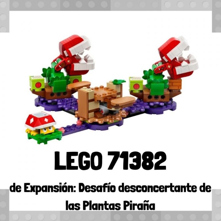 Lee mÃ¡s sobre el artÃ­culo Set de LEGO 71382 de ExpansiÃ³n: DesafÃ­o desconcertante de las Plantas PiraÃ±a de Super Mario