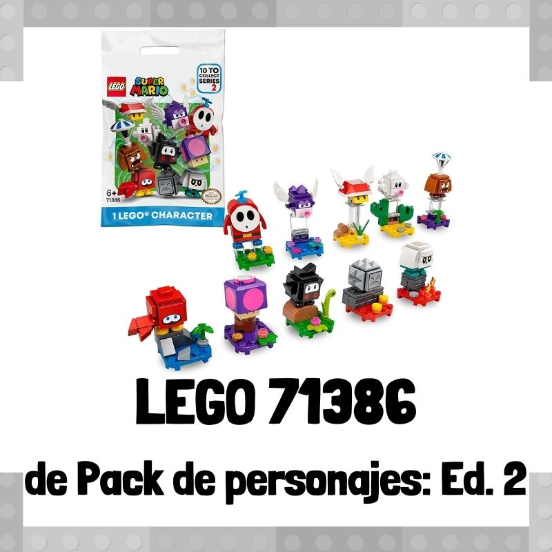 Lee mÃ¡s sobre el artÃ­culo Set de LEGO 71386 de Personajes: EdiciÃ³n 2 de Super Mario