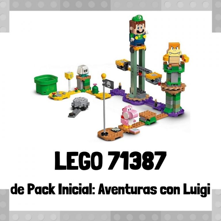 Lee m谩s sobre el art铆culo Set de LEGO 71387 de Pack Inicial: Aventuras con Luigi de Super Mario