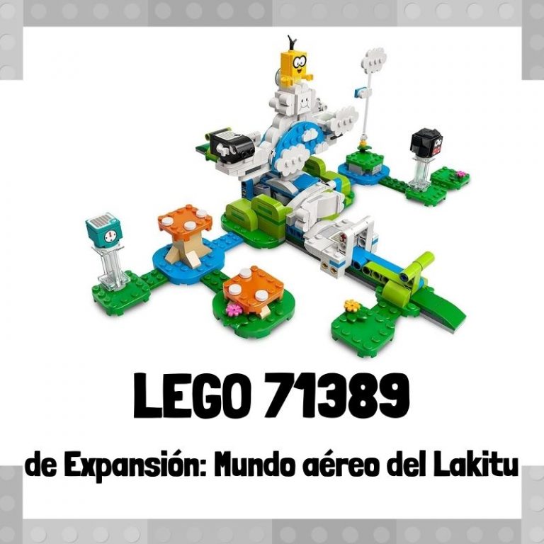 Lee más sobre el artículo Set de LEGO 71389 de Expansión: Mundo aéreo del Lakitu de Super Mario