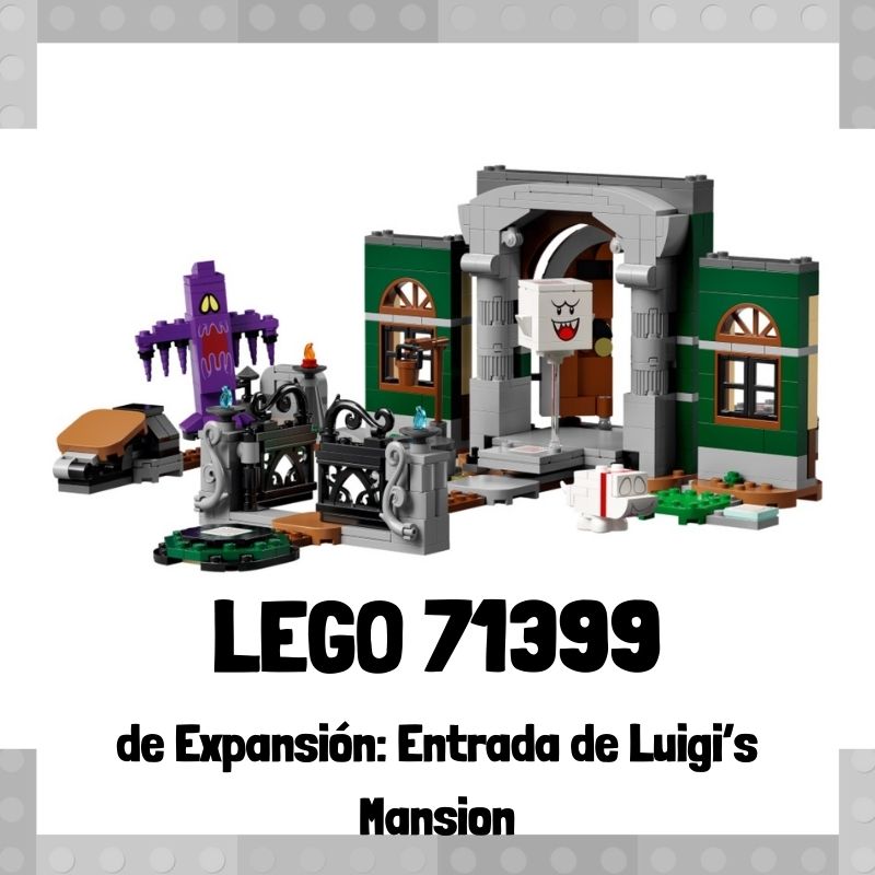 Lee mÃ¡s sobre el artÃ­culo Set de LEGO 71399 de ExpansiÃ³n: Entrada de Luigiâ€™s Mansion de Super Mario