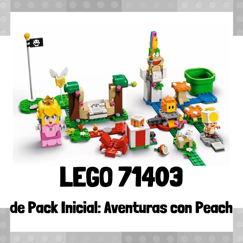 Lee mÃ¡s sobre el artÃ­culo Set de LEGO 71403 de Pack Inicial: Aventuras con Peach de Super Mario