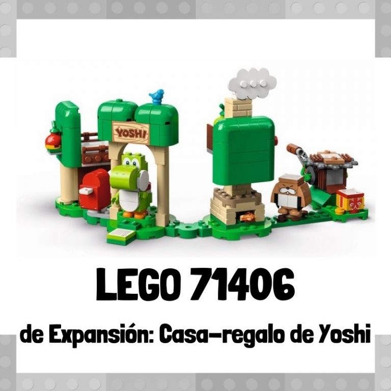Lee m谩s sobre el art铆culo Set de LEGO 71406 de Expansi贸n: Casa-regalo de Yoshi de Super Mario