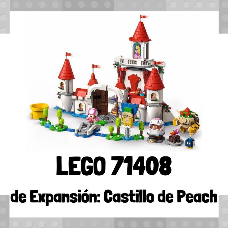 Lee mÃ¡s sobre el artÃ­culo Set de LEGO 71408 de ExpansiÃ³n: Castillo de Peach de Super Mario