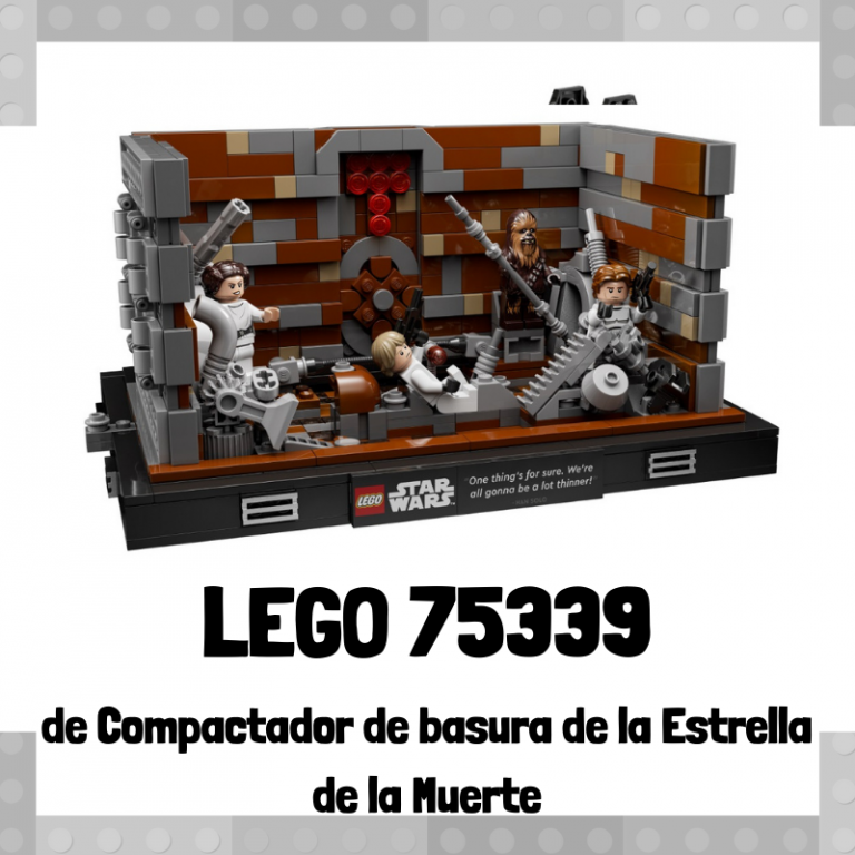 Lee más sobre el artículo Set de LEGO 75339 de Compactador de Basura de la Estrella de la Muerte de Star Wars