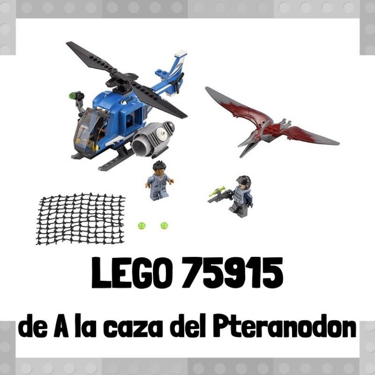 Lee más sobre el artículo Set de LEGO 75915 de A la caza del Pteranodon de Jurassic World