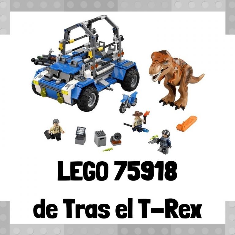 Lee más sobre el artículo Set de LEGO 75918 de Tras el T-Rex de Jurassic World