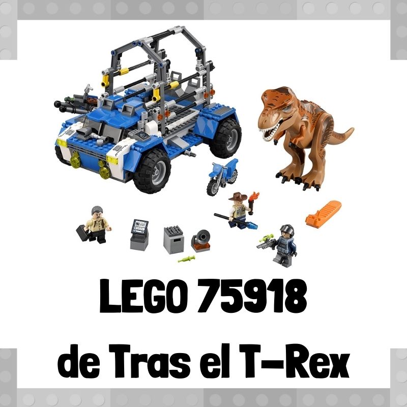 Lee más sobre el artículo Set de LEGO 75918 de Tras el T-Rex de Jurassic World