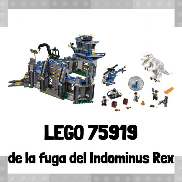 Lee mÃ¡s sobre el artÃ­culo Set de LEGO 75919 de La fuga del Indominus Rex de Jurassic World