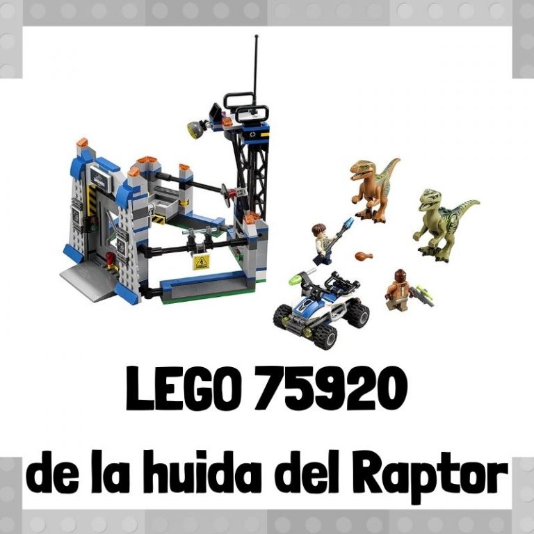 Lee m谩s sobre el art铆culo Set de LEGO 75920 de La huida del Raptor de Jurassic World