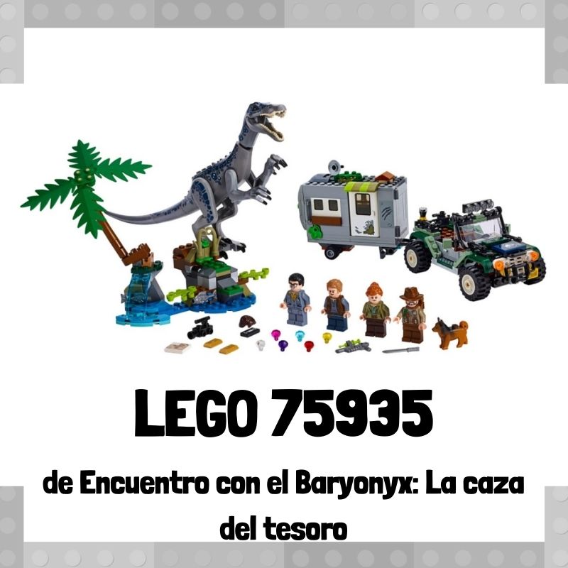 Lee mÃ¡s sobre el artÃ­culo Set de LEGO 75935 de Encuentro con el Baryonyx: La caza del tesoro de Jurassic World