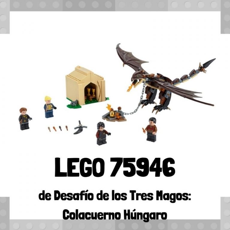 Lee mÃ¡s sobre el artÃ­culo Set de LEGO 75946 de DesafÃ­o de los Tres Magos: Colacuerno HÃºngaro de Harry Potter