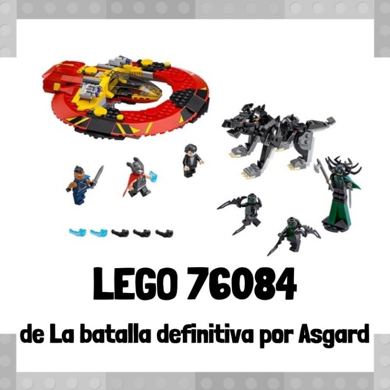 Lee más sobre el artículo Set de LEGO 76084 de La batalla definitiva por Asgard de Marvel