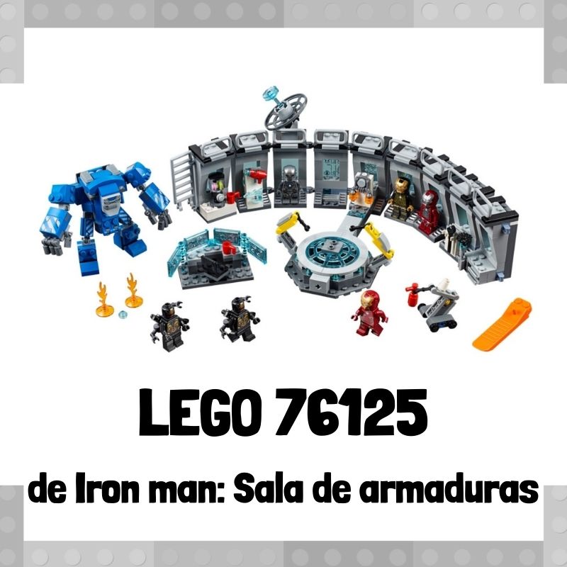 Lee mÃ¡s sobre el artÃ­culo Set de LEGO 76125 de Iron man: Sala de armaduras de Marvel