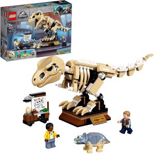 Lego 76940 De Exposición Del Dinosaurio T. Rex Fosilizado De Jurassic World