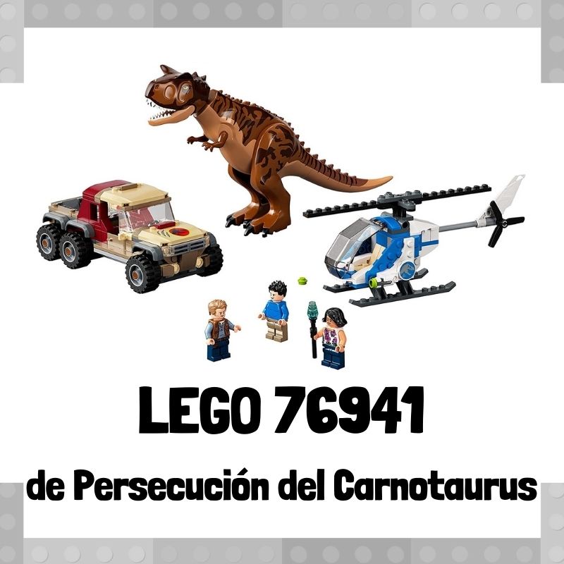 Lee más sobre el artículo Set de LEGO 76941 de Persecución del Carnotaurus de Jurassic World