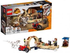 Lego 76945 De Persecución En Moto Del Dinosaurio Atrocirraptor De Jurassic World