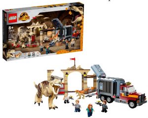 Lego 76948 De Fuga De Los Dinosaurios T Rex Y Atrocirraptor De Jurassic World